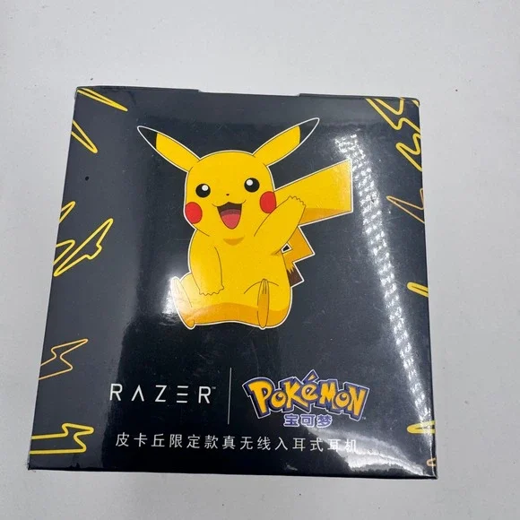 Razer Pokemon Pikachu Limited Edition Wireless Earbuds Poke Ball Charging Case